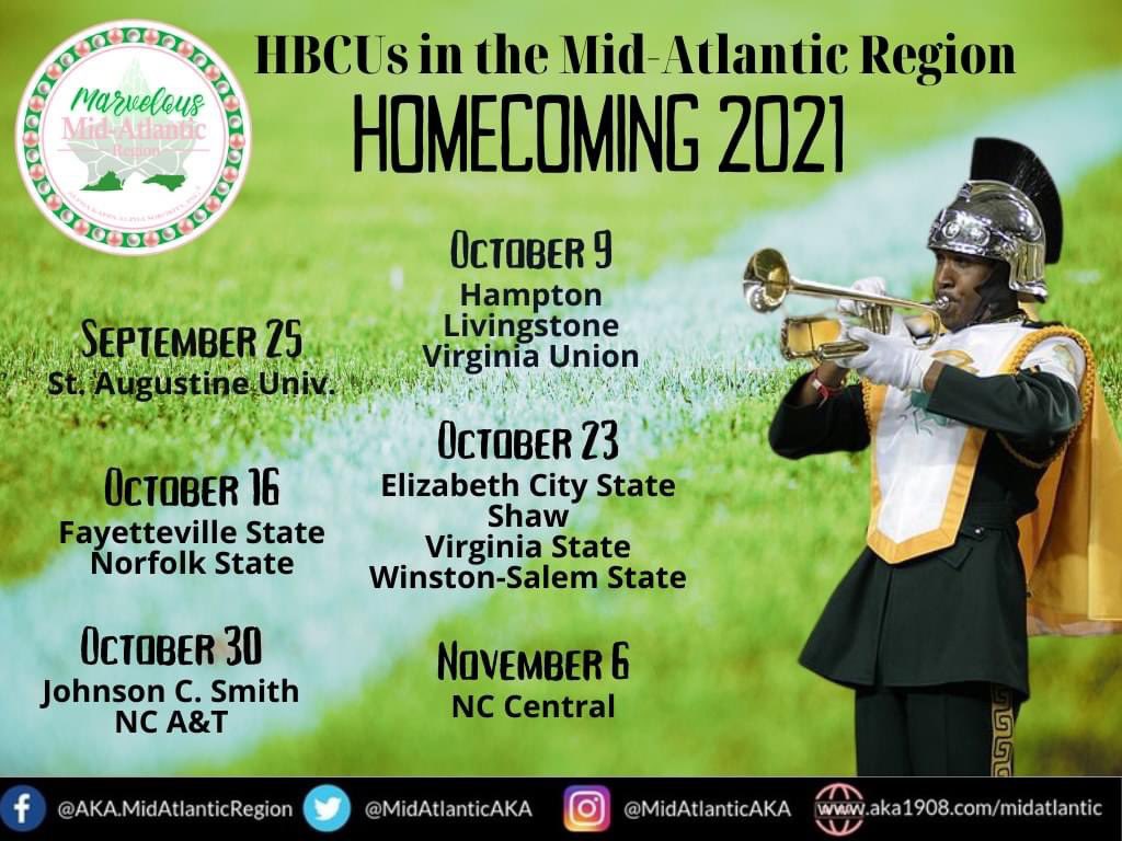 Xiupsilonomega's tweet photo. The countdown is on! Only 60 days until the first HBCU homecoming weekend in the Mid-Atlantic region.

 #HBCU #MidAtlanticAKA #MARHBCU #AKA1908 https://t.co/bdym3q0c8V