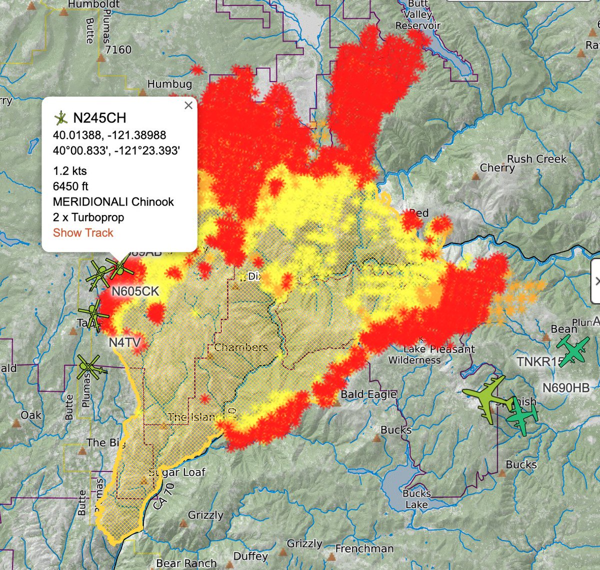 New ADS-B based live aircraft location overlay and improved realtime weather overlay are both now live on CalTopo. Additional improvements to shared data layers. All the details can be found in the blog post: blog.caltopo.com/2021/07/26/rea…