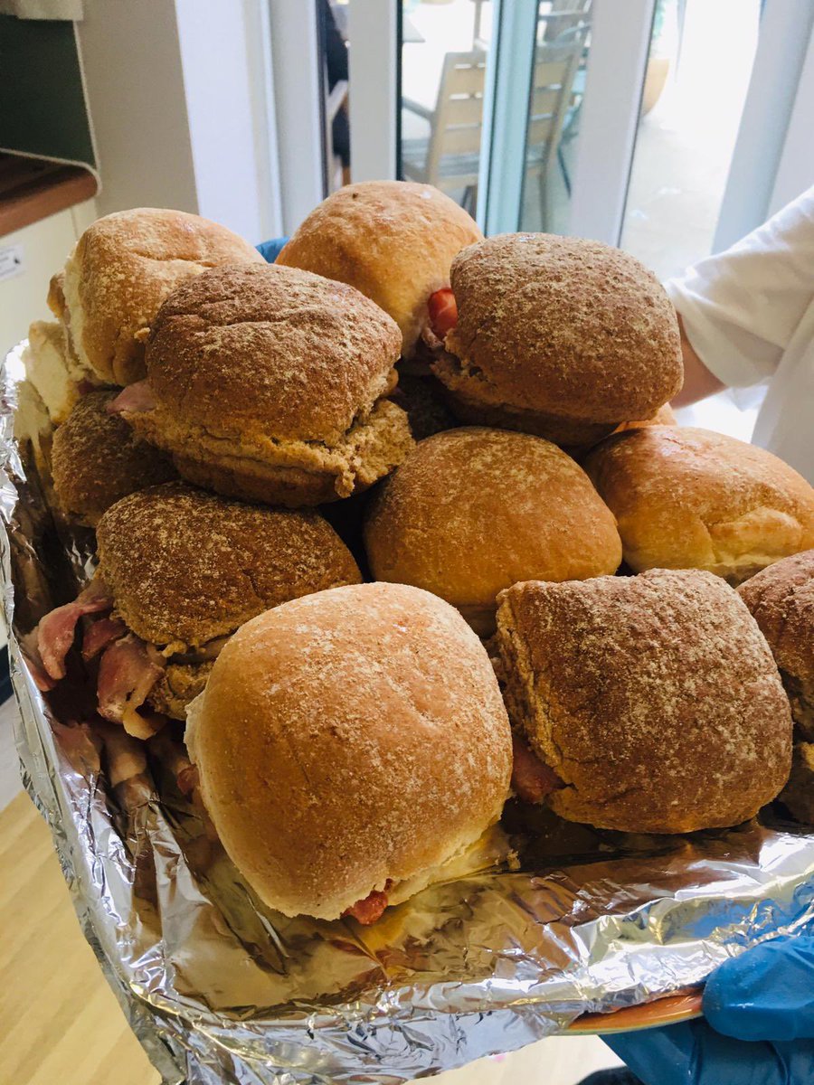 JanBrearOT's tweet photo. Breakfast rolls for all at the Forest Centre today to celebrate the arrival of our cooker in the activity room. Roll on the return of afternoon tea -home made of course.  #nhftnhs @sarahwilsonOT @suzjohnson46 @sue_birchall @northantsahp @VickyCSPFT @HarleyChilds @ChloeYFChen_OT https://t.co/FiM3EeJucz
