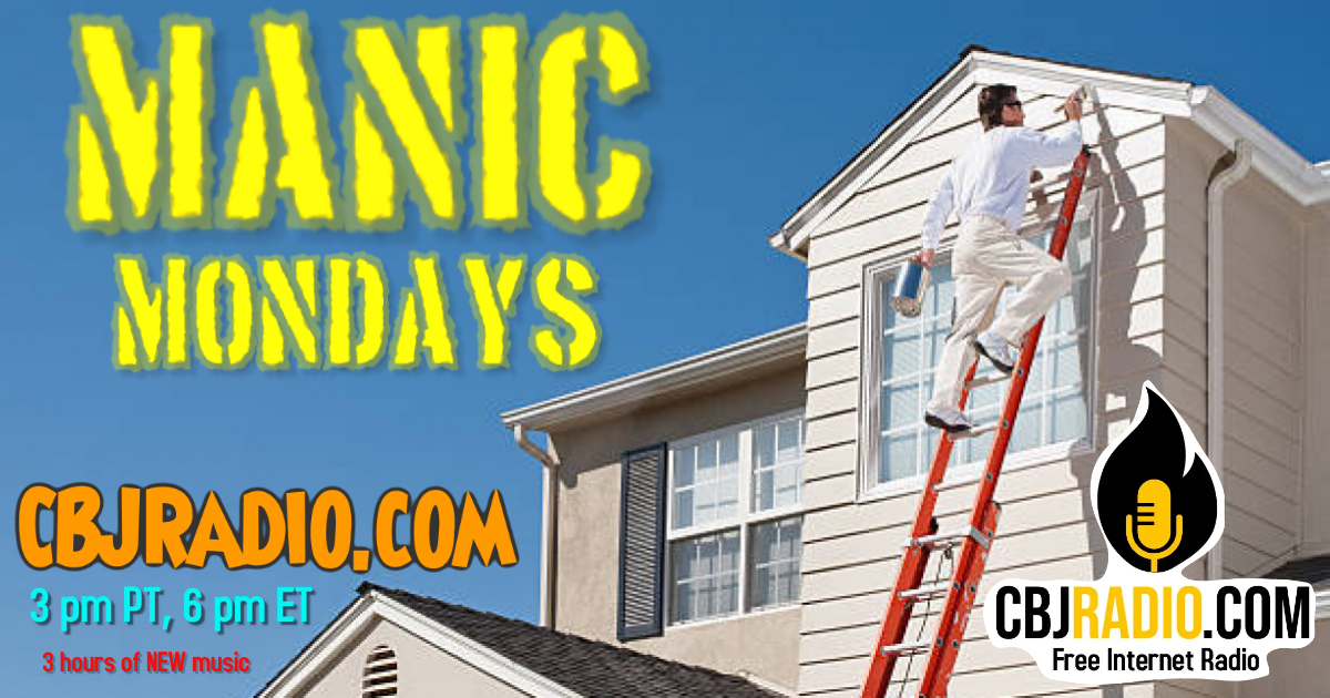 CBJRadio.com (@cbjradio_com) on Twitter photo MANIC MONDAYS are 3 hours of the best mix of NEW music starting at 3 pm PT, 6 pm ET only on CBJRadio.com. Today hear <a href="/BlitzUnion/">BLITZ UNION</a> <a href="/Grenadeersmusic/">Grenadeers</a> <a href="/ensemble_cilay/">cilay ensemble</a> <a href="/heliganband/">heliganband</a> <a href="/listeningclubHF/">Listening club</a> @BigSmileRevival <a href="/blackwaterfiend/">Black Water Fiend</a> <a href="/Defiant17055/">Defiant</a> <a href="/PaulFeder/">Paul Feder</a> <a href="/pentralmusic/">PENTRAL🇺🇦🕊☮️</a> MANIC MONDAYS are 3 hours of the best mix of NEW music starting at 3 pm PT, 6 pm ET only on CBJRadio.com. Today hear <a href="/BlitzUnion/">BLITZ UNION</a> <a href="/Grenadeersmusic/">Grenadeers</a> <a href="/ensemble_cilay/">cilay ensemble</a> <a href="/heliganband/">heliganband</a> <a href="/listeningclubHF/">Listening club</a> @BigSmileRevival <a href="/blackwaterfiend/">Black Water Fiend</a> <a href="/Defiant17055/">Defiant</a> <a href="/PaulFeder/">Paul Feder</a> <a href="/pentralmusic/">PENTRAL🇺🇦🕊☮️</a>