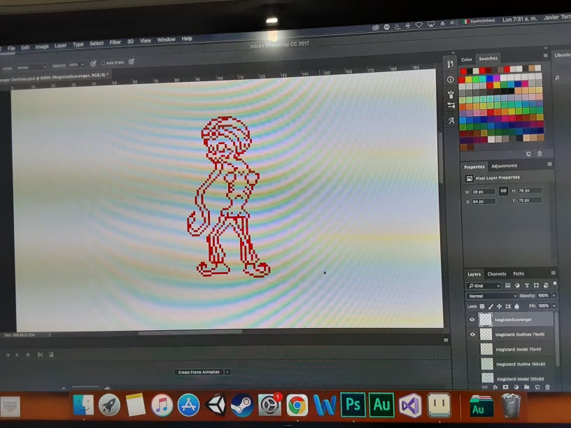 QGS_esp's tweet photo. Un enemigo más: Proceso Magician Scavenger
¿Qué opinan?
#indiegame #indiedev #Indiegamedev #pixelart #pixeling #aseprite #unity #madewithunity #metroidvania #retrogames https://t.co/5xYcyO4o7M