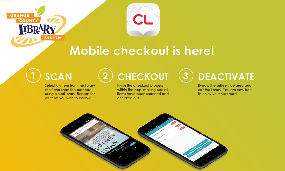 oclslibrary's tweet photo. Contactless checkout is available! Through the cloudLibrary app, you can borrow materials with your device, access popular titles (with shorter wait times), and account management (including reading history, digital library card &amp; reminders). #OCLSReads https://t.co/ReIniYKi0s