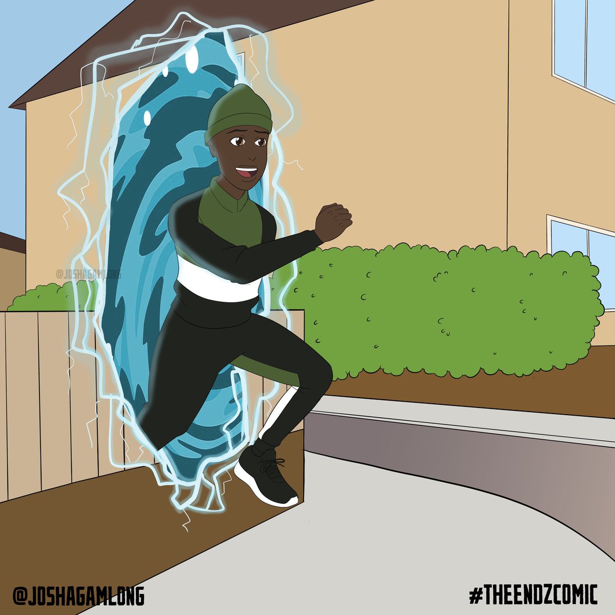 JoshAgamlong's tweet photo. Middle of June the weekly series of my comic ‘The Endz’ started, here is the first comic #theendzcomic please RT &amp; like! 1/2 https://t.co/jrGvwQGV6D