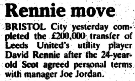 LUSCgriffinLUFC's tweet photo. Missed one back in 1989 with another defender moved on by Howard Wilkinson (25th July), as David Rennie was sold to Bristol City. Using that word dependable again but not up the standard #lufc were to set. 100+ apps, 7 goals - one which we will always remember at Hillsborough... https://t.co/1TUOVM74VP
