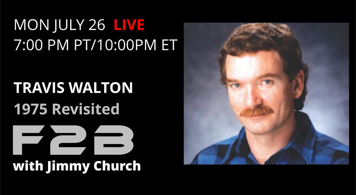 JChurchRadio's tweet photo. Tonight on FADE to BLACK:
Travis Walton joins us to discuss the 'hoax' drama being spread by a few, um, well, I'll save the adjectives for the show... 
but this is a true Not To Miss broadcast!

#f2b #kgra #media #ufo #breakingufo
#disclosure #conspiracy 

https://t.co/zHYtbjJWGg https://t.co/ogh2GqGTXr