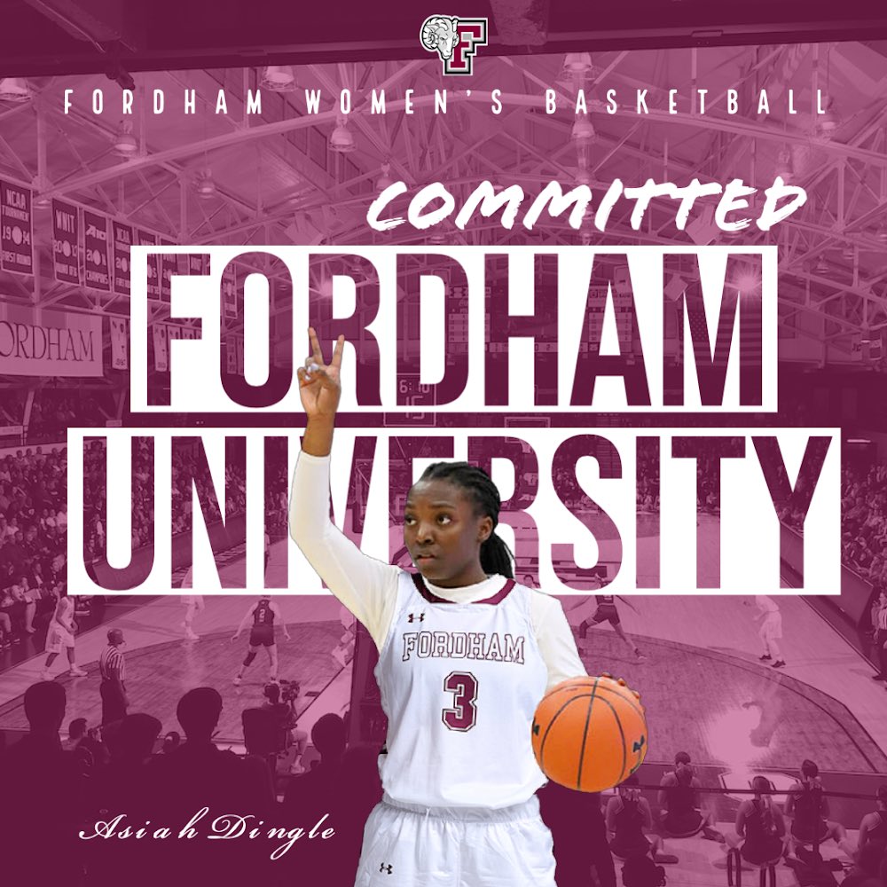 Welcome to the 𝐑𝐀𝐌𝐢𝐥𝐲 Asiah! 

fordhamsports.com/news/2021/6/23…

#TheFordhamWay #PoundTheRock
