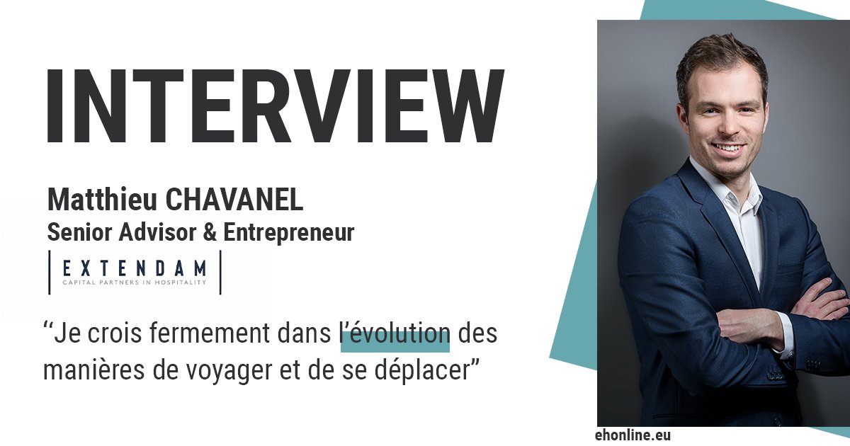 Equiphotelparis's tweet photo. [eh! Daily]
🎙️ Découvrez le portrait de @matt_chavanel, Senior Advisor &amp; Entrepreneur @extend_am sur notre plateforme eh! ONLINE
➡ https://t.co/NILXK32gR0
#extendam #ehonline #investissement #hôtellerie https://t.co/lS3lDtIFiS
