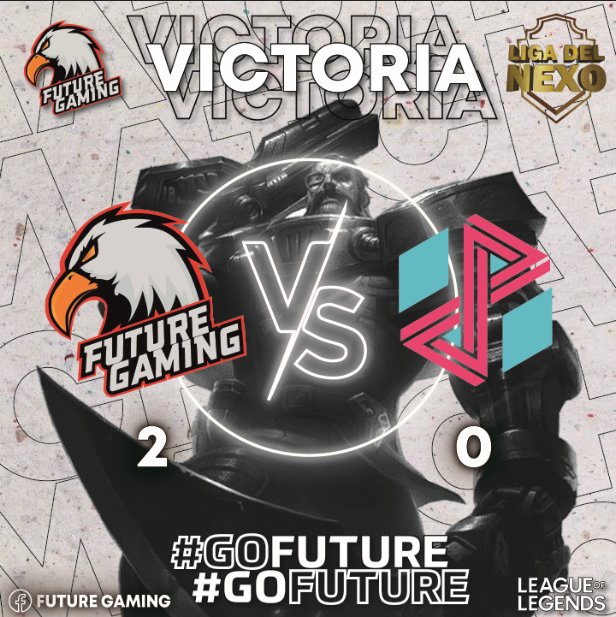 Nuestros muchachos ayer cosecharon una victoria en contra de <a href="/gaming_pdx/">PARADOX Gaming</a> con esto nos ponemos de primeros en la tabla de <a href="/LigaDelNexo/">Liga del Nexo</a>. Seguiremos trabajando para seguir teniendo mejores resultados. #GoFTG🦅❤🦅
.
.
.
.
.
#Entretenimiento #Moba #esports #lolsito