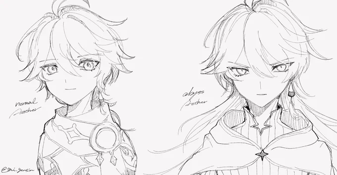 空くん描き分け練習
 #Aether 