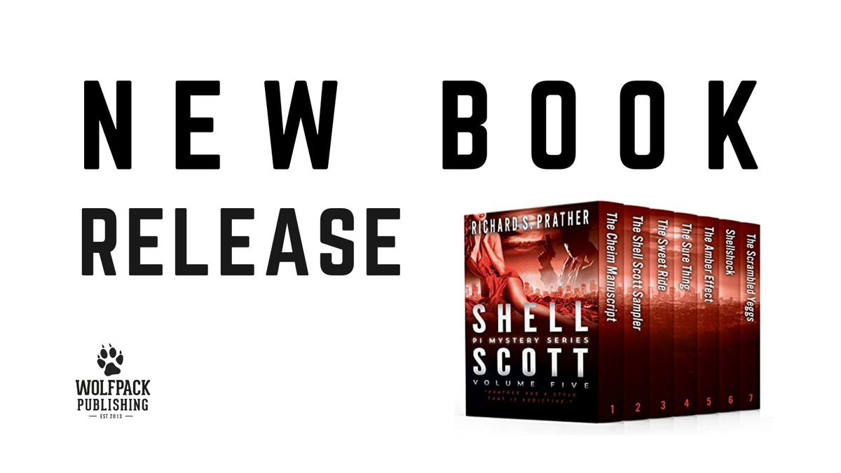 wolfpackpub's tweet photo. SHELL SCOTT PI MYSTERY SERIES, VOLUME FIVE is available now! 👇
https://t.co/FFHiVC8tym

#ShellScott #MysteryBooks #Investigator #PI #NewBookRelease https://t.co/KDMQbXLsdP