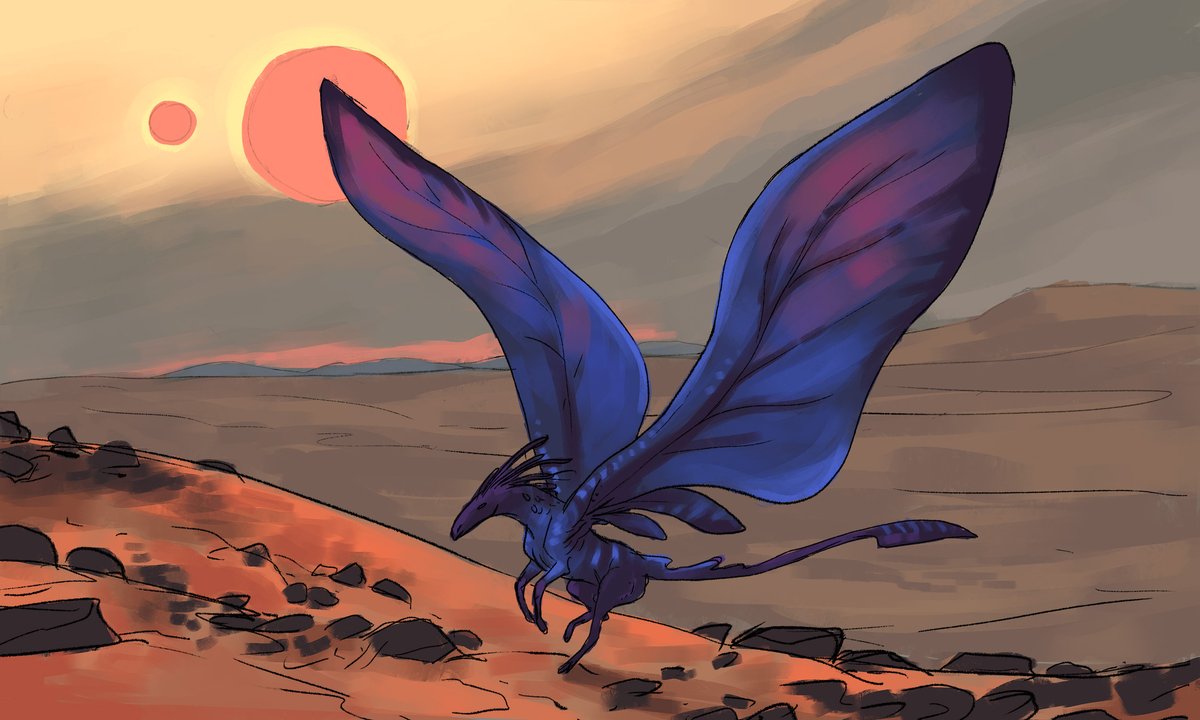 BarnLarn's tweet photo. #Jufly day 26 - Alien pegasus https://t.co/hDuDRG1vrk