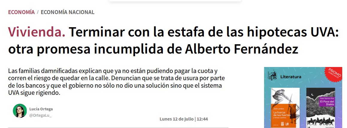 hipotecadosuva's tweet photo. .@alferdez Y no fue por la pandemia. En enero 2020 el Gobierno ya había decidido que la "solución" prometida en campaña iba a ser sólo una fórmula para salir del congelamiento de Macri. Mantuvieron la #UsuraUVA y ningunearon la esperanza de las 105.000 familias de #HipotecadosUVA https://t.co/In21RumovO