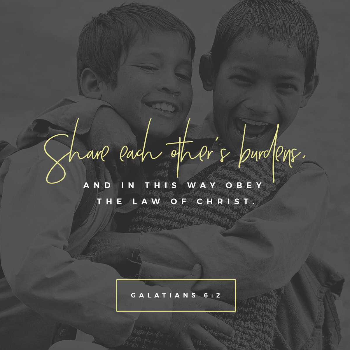 We need one another. Its easy that way.