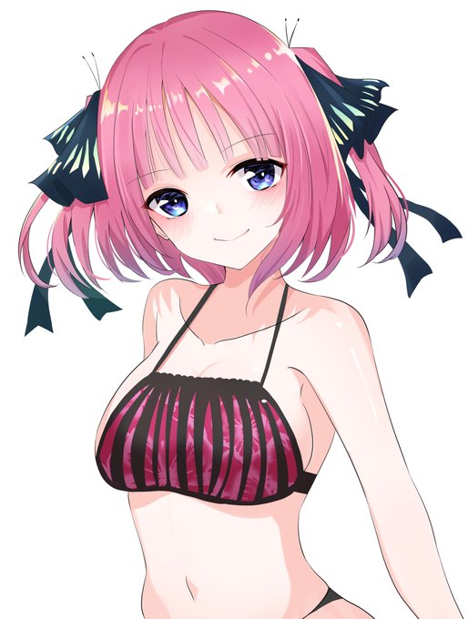 Dreamoon👾さんがTwitterに投稿した中野二乃(五等分の花嫁)のイラスト。
