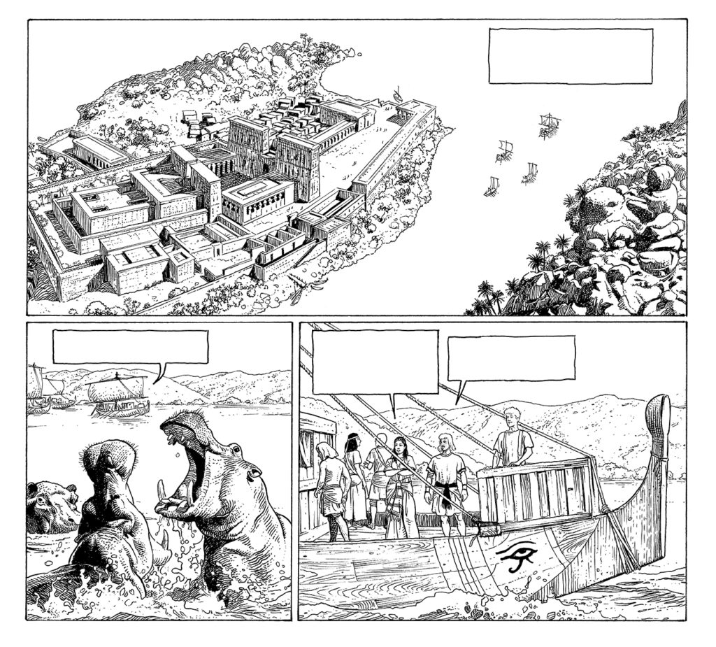 mortimer_blake's tweet photo. ALIX Senator ↗️ nouvelles cases du Disque d’Osiris, le tome 12 d’ #Alixsenator, a paraître en septembre 2021 chez @CastermanBD en voici l’île de Philae Avec Thierry Démarez au dessin, Jean-Jacques Chagnaud à la couleur, et #valerieMangin au scénario #JacquesMartin https://t.co/Y1jf1GPbUs