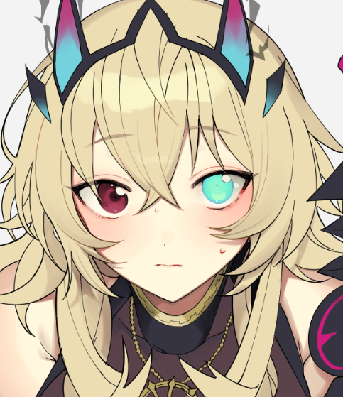 照れ顔性癖だから描きたかったんだけどマジで装飾過多で泣いて転がってる バゲ子かわいいから聖杯あげちゃった🏆大きくなれよ 