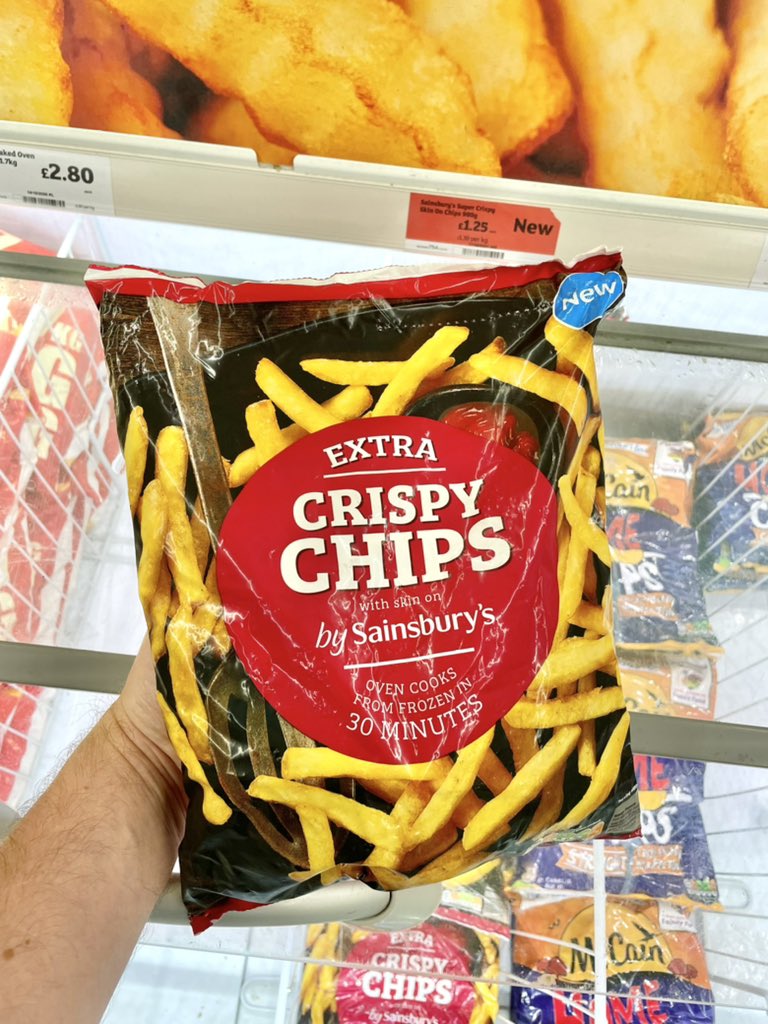 Well This Is New on Twitter "Extra Crispy Chips! 🍟 At Sainsbury’s