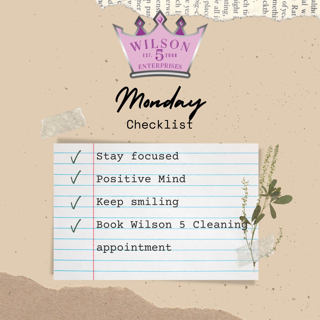 To do lists are essential for any day of the week but especially Mondays. We are checking our list and making progress. Have you done your to do list yet?