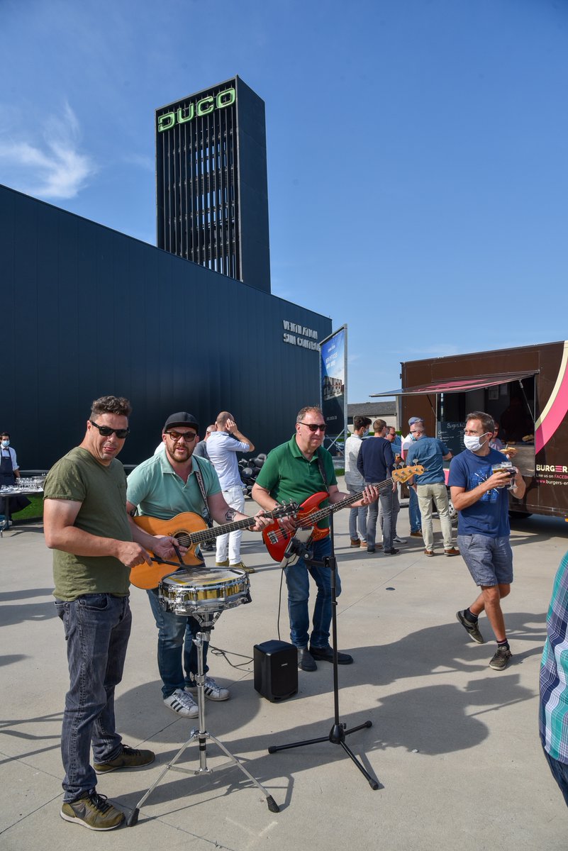 It's been a while, but last Friday we finally had our well-deserved summerdrink with all of our colleagues ! ☀️🍹🍔 Lovely weather, delicious food &amp; drinks and some nice live music 🎶  to celebrate the start of our summer holidays !!