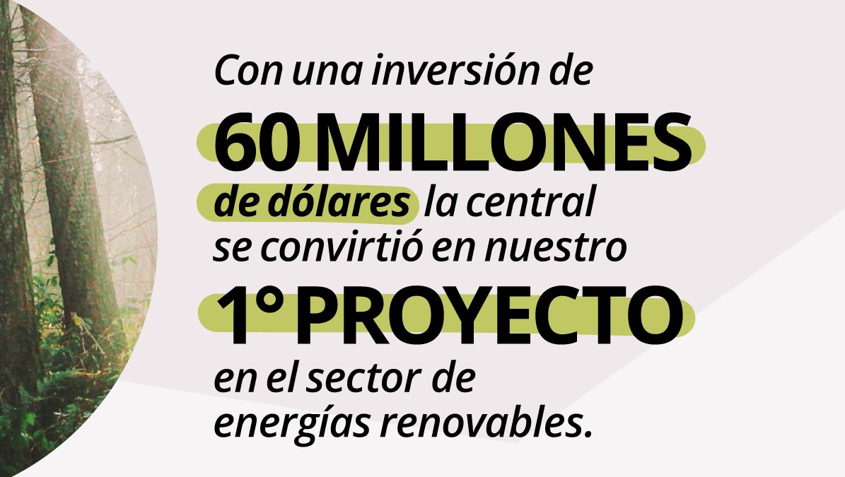 Te contamos todo sobre nuestro primer proyecto en el sector de #energíasrenovables. 

<a href="/FresaEnergia/">Fresa Energia</a> es la primera central  de energía a partir de #biomasaforestal en Corrientes y la más grande de Argentina.