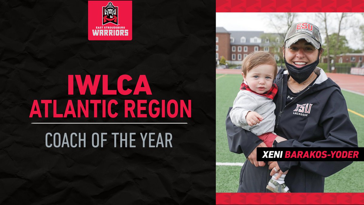 𝐗𝐞𝐧𝐢 𝐁𝐚𝐫𝐚𝐤𝐨𝐬-𝐘𝐨𝐝𝐞𝐫 𝐭𝐚𝐛𝐛𝐞𝐝 𝐍𝐂𝐀𝐀 𝐃𝐢𝐯𝐢𝐬𝐢𝐨𝐧 𝐈𝐈 𝐀𝐭𝐥𝐚𝐧𝐭𝐢𝐜 𝐑𝐞𝐠𝐢𝐨𝐧 𝐂𝐨𝐚𝐜𝐡 𝐨𝐟 𝐭𝐡𝐞 𝐘𝐞𝐚𝐫

She earns the honor for the 2nd time in 3 seasons after guiding the Warriors to an Atlantic Region title!

📝: bit.ly/XeniCoachofthe…