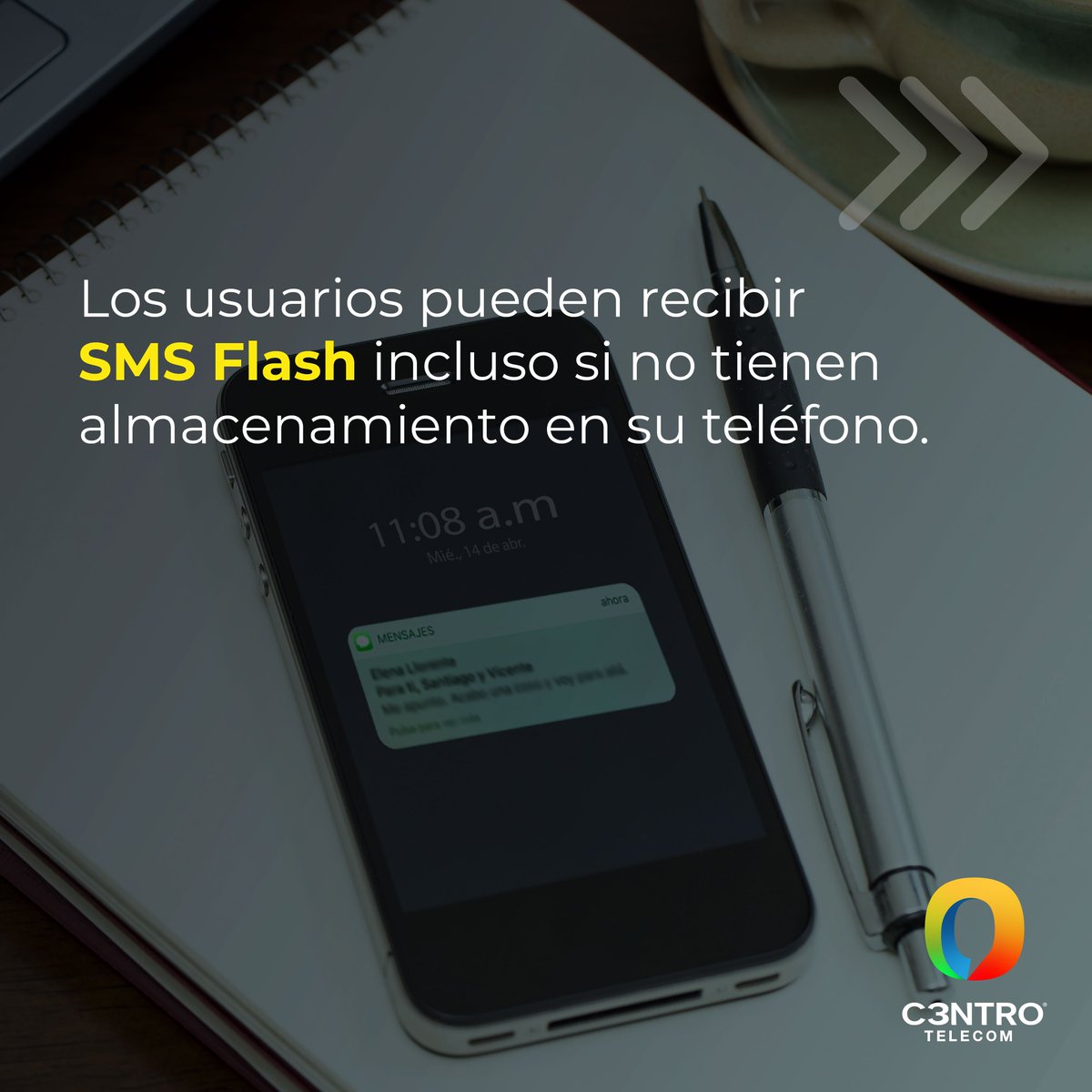 c3ntrotelecom's tweet image. ¡Mejore la experiencia del cliente con información relevante al instante en sus dispositivos móviles!📨📲💡¡Adquiera nuestro paquete de SMS Flash en: hubs.ly/H0S_nts0!
#SMSFlash #SMSParaEmpresas #Omnicanal #C3ntro #Telecom #CommunicationsMadeSimple