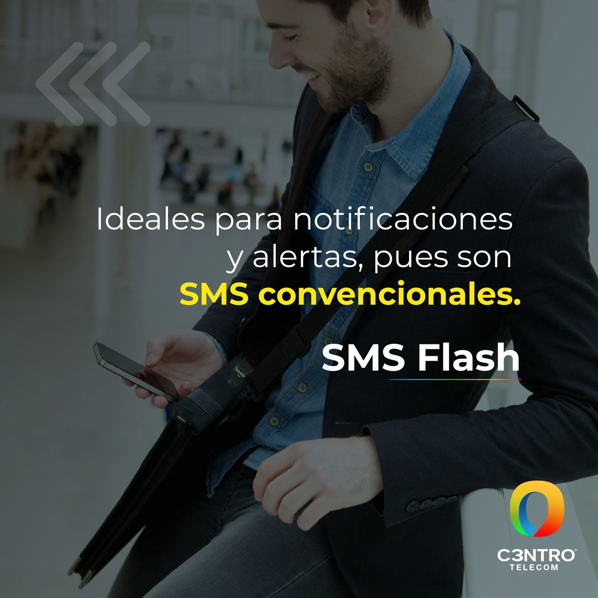 c3ntrotelecom's tweet image. ¡Mejore la experiencia del cliente con información relevante al instante en sus dispositivos móviles!📨📲💡¡Adquiera nuestro paquete de SMS Flash en: hubs.ly/H0S_nts0!
#SMSFlash #SMSParaEmpresas #Omnicanal #C3ntro #Telecom #CommunicationsMadeSimple