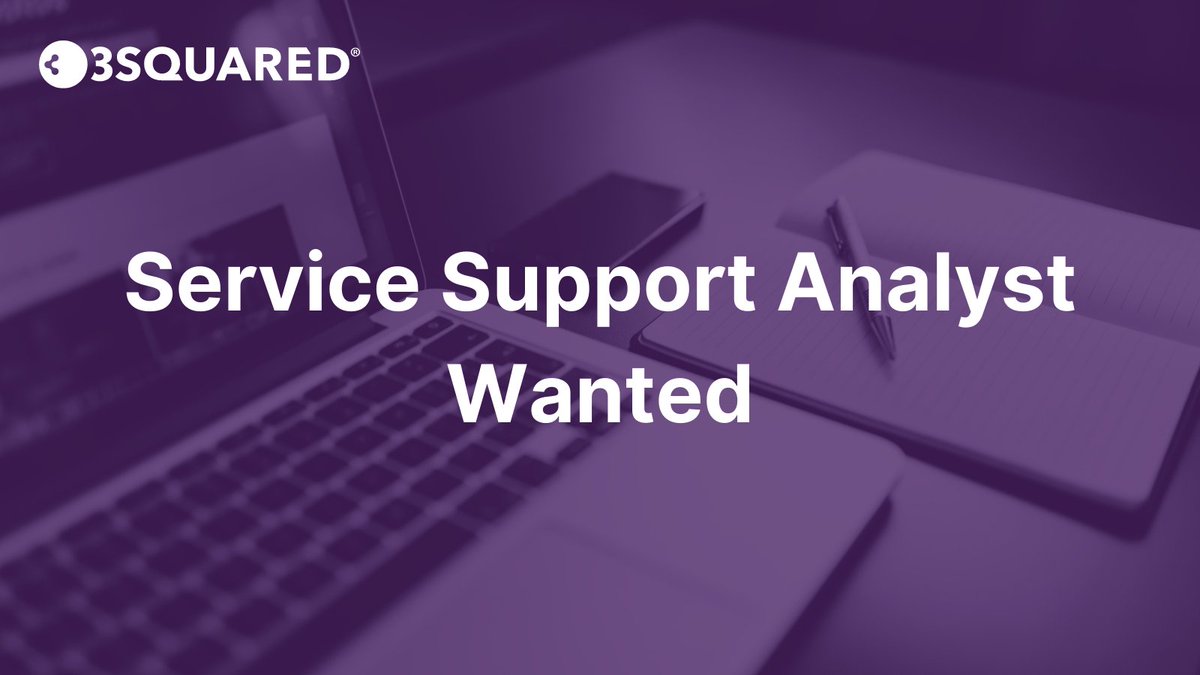 3Squared's tweet photo. We are looking for a Service Support Analyst to join our Team at 3Squared. The role will include being the first point of contact for all client queries and users of our #RailSmart software. Find out more here - https://t.co/gmRS5FoHIr #railcareers #railinnovation #recruitment https://t.co/HOhapnQ4Wx