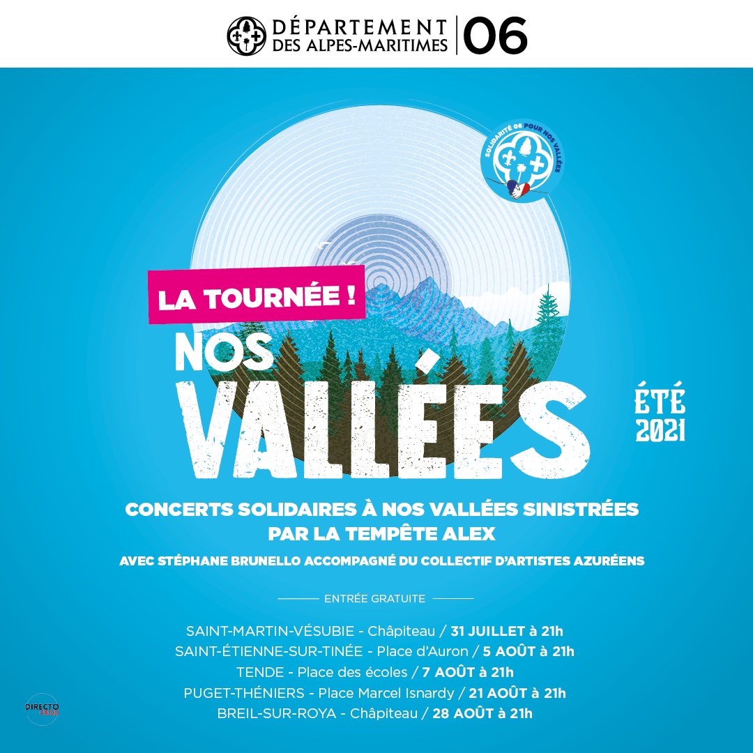 C’est samedi que démarre la tournée #nosvallees