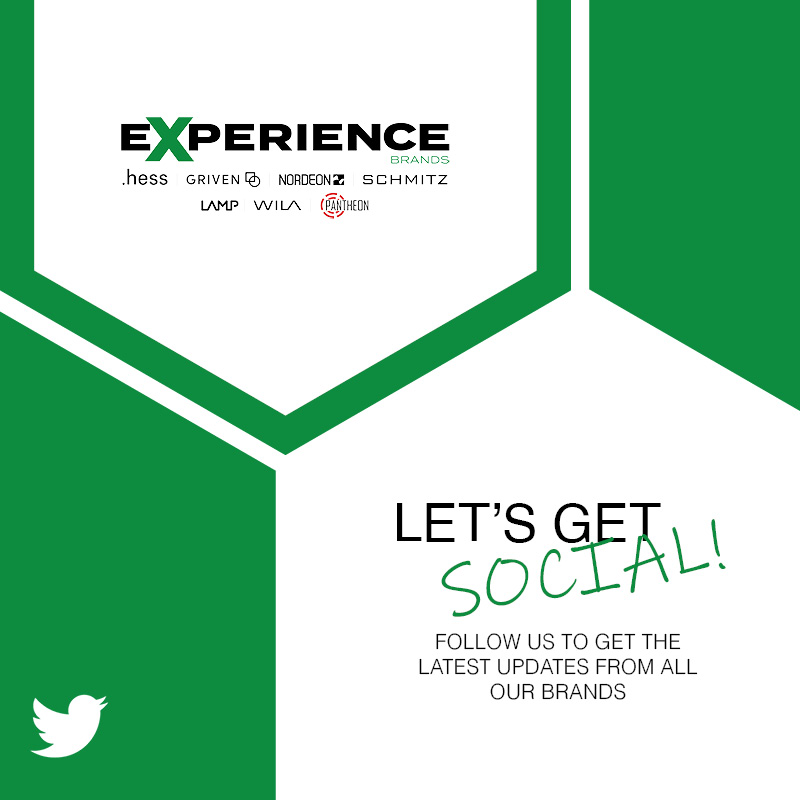 Get Social with us!! Our brands have dedicated Twitter pages to keep you up to date with the latest products, news, and specials. 
HessAmerica: x.com/Hess_America_
Griven USA: x.com/GrivenUSA
Nordeon USA: x.com/NordeonUSA