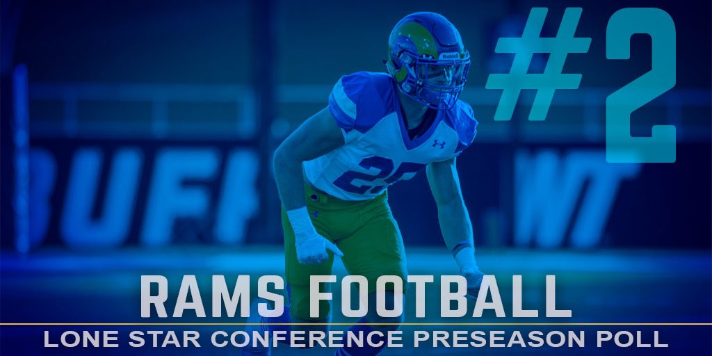 angeloathletics's tweet photo. Rams Football comes in at No. 2 in the LSC Preseason Poll! #PullTheRope https://t.co/WnXpK9PP7j