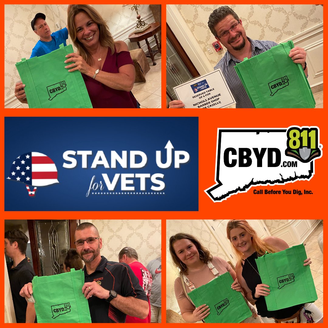 CBYD811's tweet photo. We caught you having fun on Friday at the @ChazandAJ Stand Up For Vets Event at @GrassyHillCC!
The event was a major success with a $90,000 check donated to the Help Our Military Heroes Organization, by far their largest year!  

#CBYD is proud to support our military heroes. https://t.co/XbPE2Tc0uI