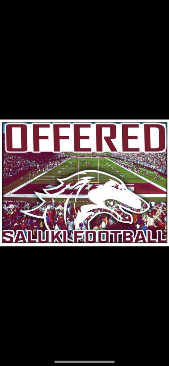 100% committed!! Beyond blessed to receive scholarship offer and opportunity to play D1 football at Southern Illinois University from <a href="/coachjdeberry/">Jami DeBerry</a> and <a href="/17NickHill/">Nick Hill</a>. Can’t wait to get to work! Officially a SALUKI!! <a href="/CoachJacksonTJK/">Coach Brian Jackson</a> <a href="/SpecialTeamsFB/">Coach Chris Husby</a> <a href="/GCSportsTicker/">GCHS Sports Ticker</a> <a href="/CoachDocGooden/">Doc Gooden ILLSPORTS247</a>