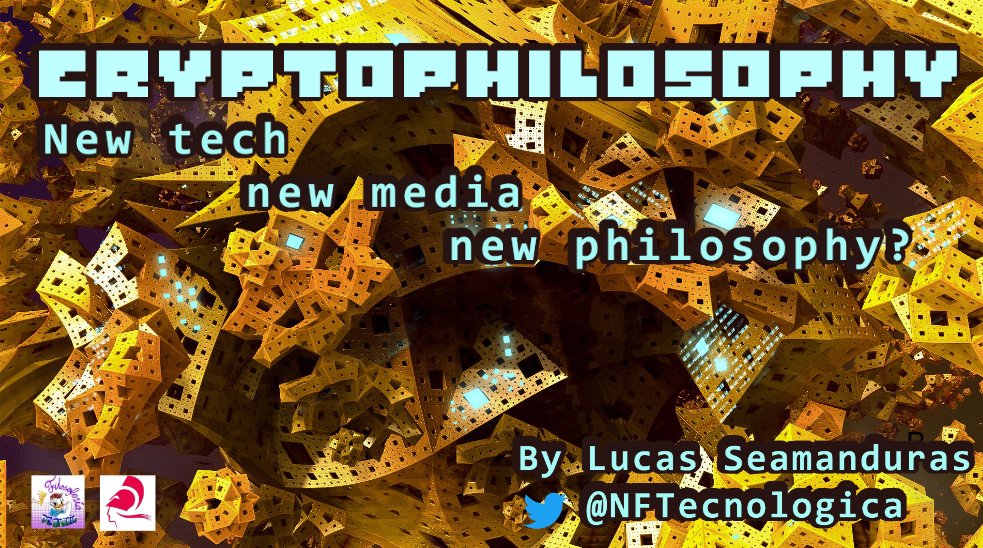 NFTecnologica's tweet photo. Les compartimos nuestro ➕reciente objkt: la presentación p/ "Defining the future" de @CenterHWPS, #Cryptophilosophy. Al comprarlo, se vuelven parte de nuestra historia en el camino para construir la #criptofilosofia

🐔 @hicetnunc2000 
🪙 0.7 #Tezos 

https://t.co/OJOhMR3Kd3 https://t.co/CN2dIOgVMQ