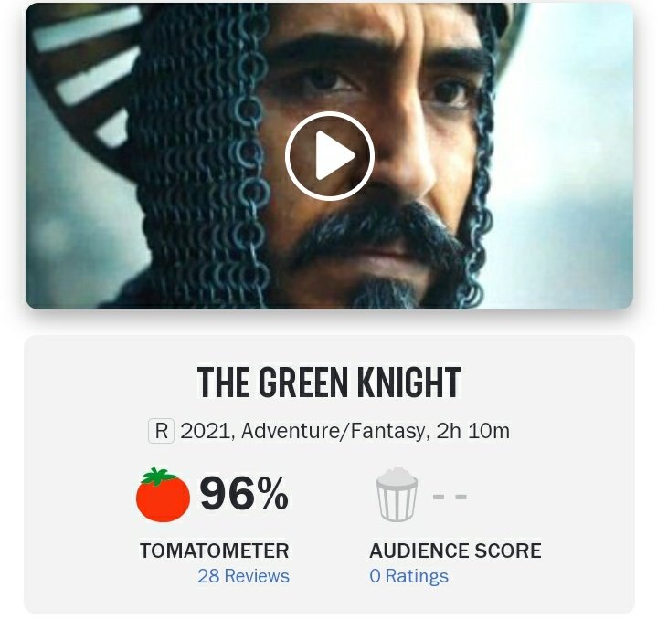 The Green Knight - Rotten Tomatoes