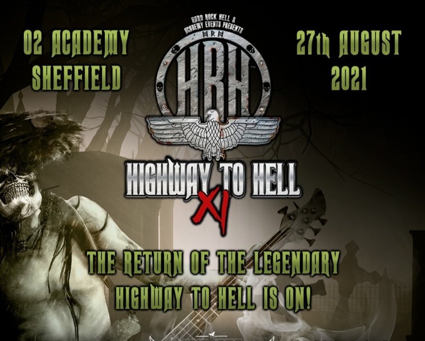 Hi folks...some awesome news
We've been selected to take part in HRH Highway to Hell  which takes place at O2 Sheffield on 27th August. 8 bands performing on the night and...we have some FREE tickets for anyone who wants to attend...drop us a dm and we'll send the links 🤘