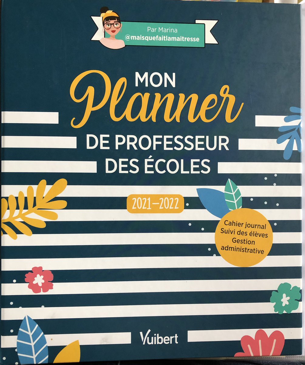 Le Planner <a href="/Lamaitresse2/">Maisquefaitlamaitres</a> est top . Cette année on peut y insérer des feuilles et surtout extraire les pages de la semaine pour rédiger son cahier journal. @EditionsVuibert