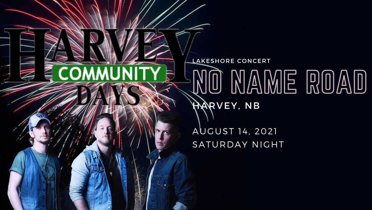 nonameroad's tweet image. Super excited to headline this years party for Lakefest 2021 in Harvey, NB. Please like, share and comment to spread the word.

#musicnb #nonameroad #likeacountrysong #country #fireworks #concert #countryband #countrymusic #party #community