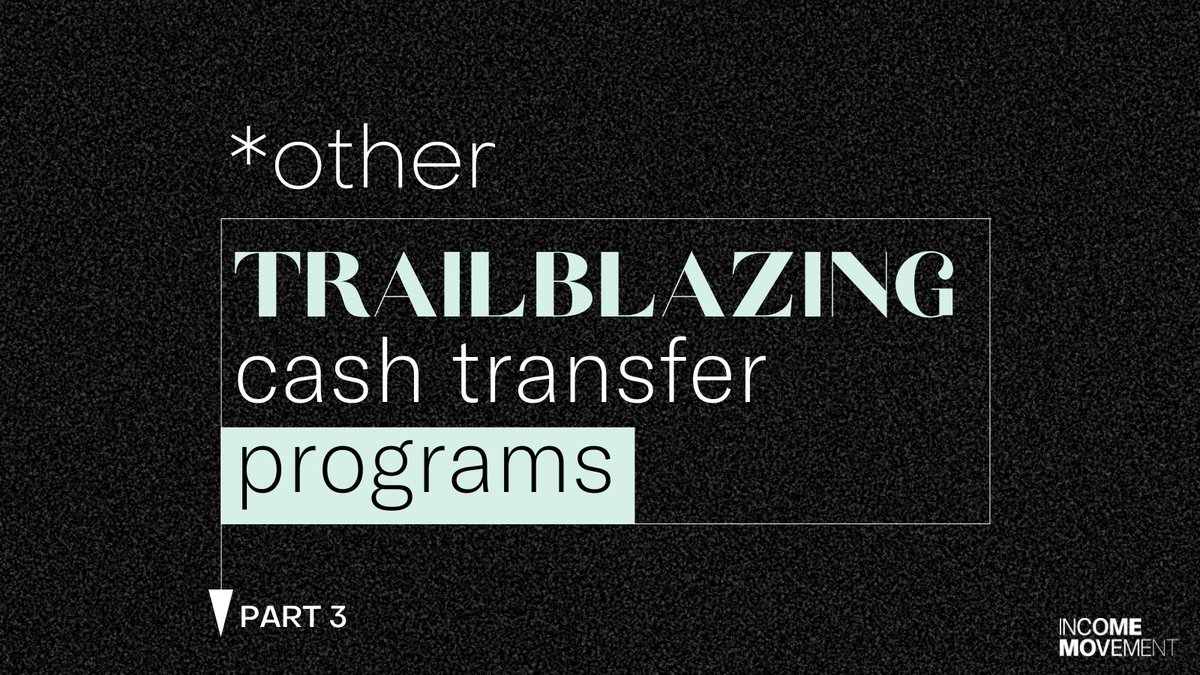 income_movement's tweet photo. Before guaranteed income pilots started taking off, other cash transfer programs were experimenting with redistributing local profits. These programs have aimed to support people that otherwise may not have benefited from these shared community resources. (1/4) #BasicIncomeEd https://t.co/TDrugiJBGd