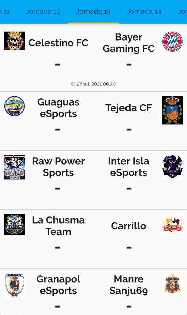 SpainEstrella's tweet photo. Pues estos son los enfrentamientos de la Primera División de la Liga Estrella Nacional🔥🔥🔥 https://t.co/Uww5NBfRMi