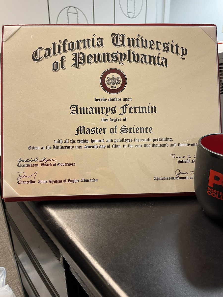 CoachAFermin's tweet photo. Worked so damn hard to get this and today I can proudly say that I’ve OFFICIALLY completed my Masters with honors with an emphasis in Exercise Science!!

I want to push the message to all student/athletes that with hard work and dedication, ANYTHING is possible!! #Blessed 📚☑️ https://t.co/2mIWfGU2oZ