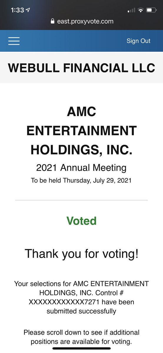TheAtlLETDOWN's tweet photo. Thanks for continuing to get the word out @KatStryker111! Everyone make sure your voice is heard and your vote is counted! 2 days left! #amc #LOVEthestock #AMCSqueeze #AMCARMY #AMCAPES #NakedShorts #DarkPoolAbuse #ApesRemember2008 https://t.co/TmXnEm5h8P