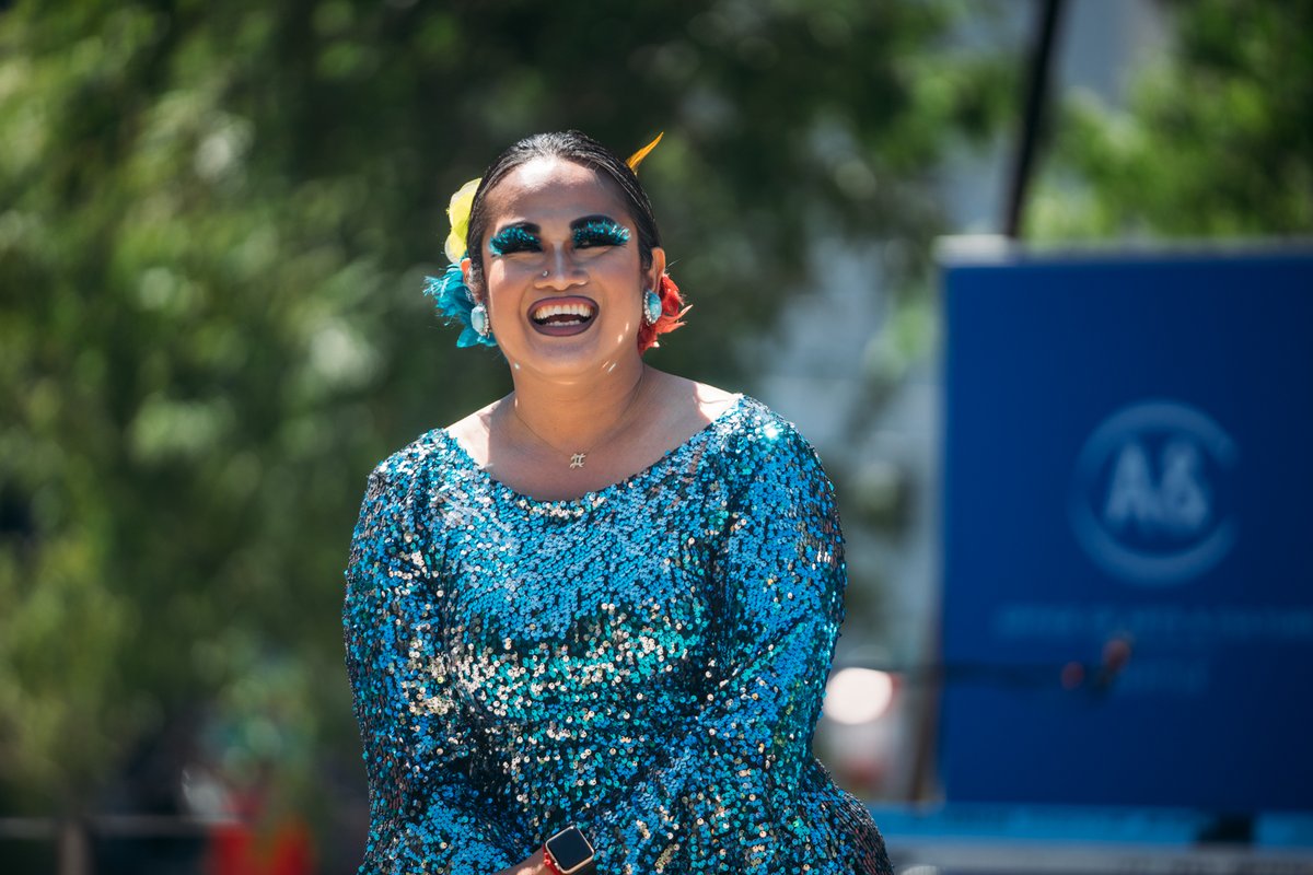 Aleksa Manila smiling for the camera