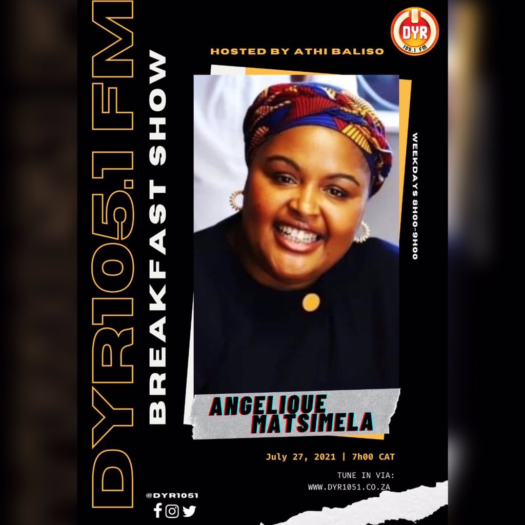 Catch <a href="/Lim_Academy/">Leaders in Motion Academy</a> Operations Manager <a href="/Angeliquematsim/">Nonhlanhla</a> tomorrow morning on <a href="/DYR1051/">Durban Youth Radio 105.1 FM</a> at 7:00 talking about the empowering #LIMAcademyScholarship programme 

<a href="/RMAssurance/">RandMutualAssurance</a> 
#CompensationFund