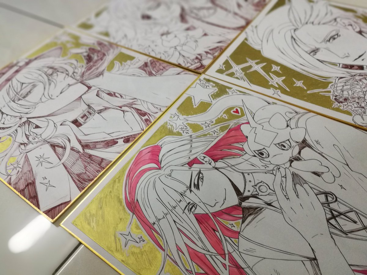 The shikishi bingo has started again.
Current finished Batch 3!