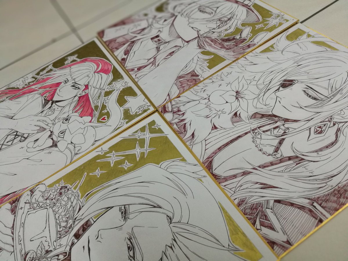 The shikishi bingo has started again.
Current finished Batch 3!