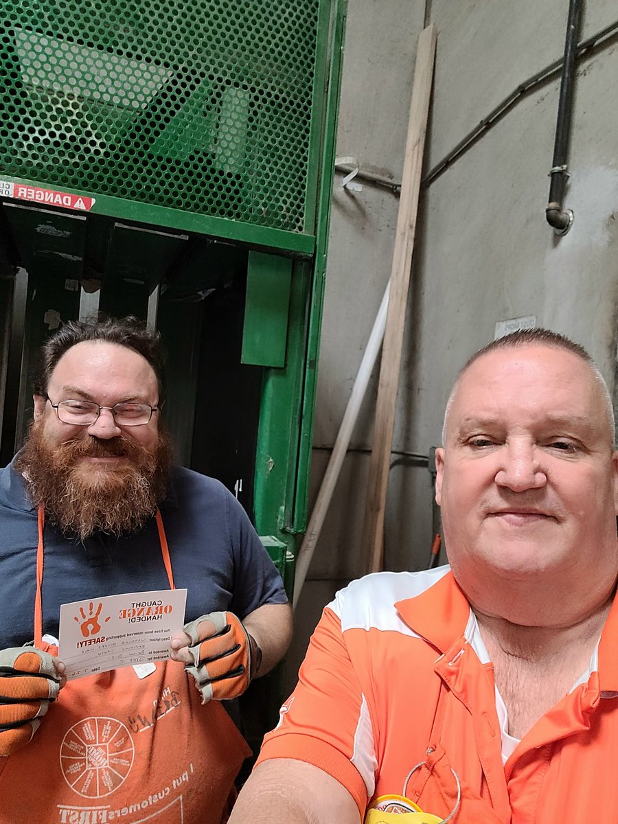 Caught Orange handed wearing gloves when emptying trash! #SafetyFirst #0263proud