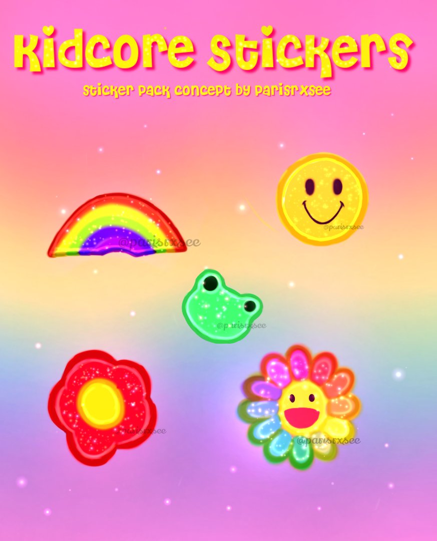parisrxsee's tweet photo. KIDCORE STICKERS!! πππΈπΌπΈ
Entry for @BongoLad's #StickerPackContest β€οΈ
#royalehigh #rh #rhconcept https://t.co/xNGS6OcqC8