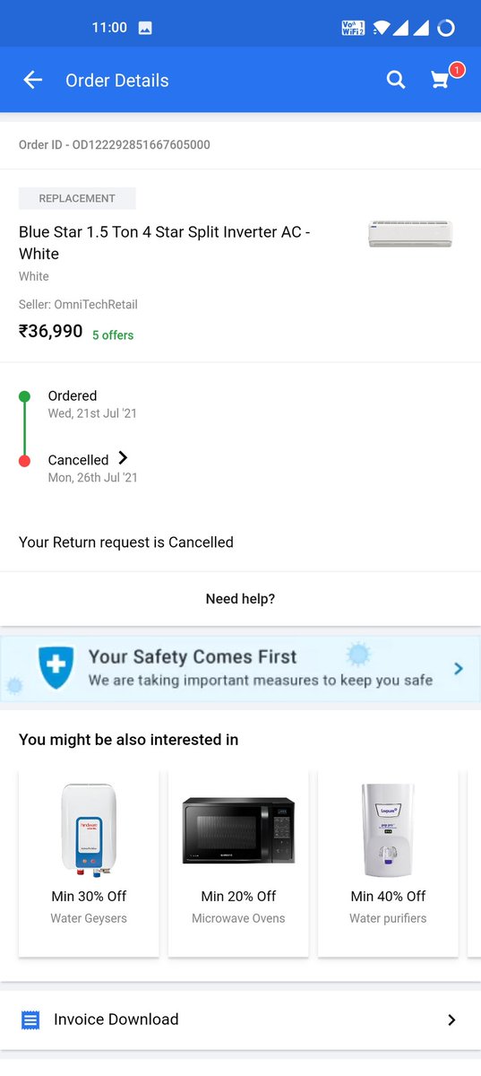 kvagaray's tweet photo. @Flipkart Since 18th July the sound is coming have called 50 times till now, everyday and now @flipkartsupport has rejected the replacement. THIS IS TORTURE. NO VALUE OF CUSTOMER'S MONEY. After giving DEFECTIVE PRODUCT,  you are just passing the 10 days replacement limit. https://t.co/c9uG65EZLB