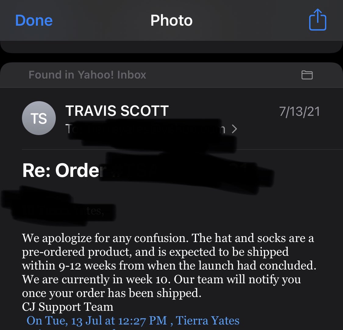 This is ridiculous just make sure i win the raffle on the shoes i wait years on yo products to ship 🥲🥲🥲 @trvisXX #travisscott1s #longestshippinginhistory #illwait 😅